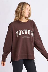Hoodies Crews: Foxwood Interval Crew Chocolate