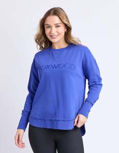 Hoodies Crews: Foxwood Simplified Crew Dazzling Blue