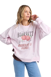 Hoodies Crews: Foxwood Biarritz Crew Pale Pink