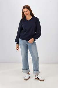Sale Tops: Shine On Label Zenova Top Ink