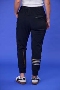 Rebel Club Aura Pant Black Gold