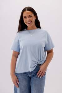 Ayva Tuck Tee Pale Blue