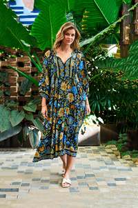 Boho Australia Keegan Dress Night Garden Bloom