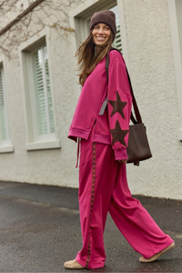 Betty Basics Saskia Trackpant Mulberry