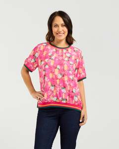 Seduce: Seduce Zoe Top - Petal Confetti