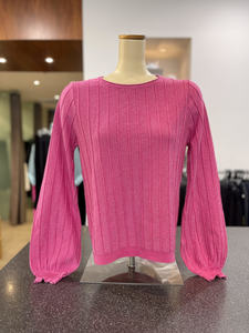 D'Elle Sparkle Knit Jumper - Pink