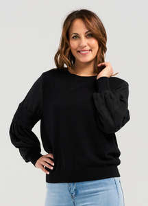 Zafina Lillith Top- Black