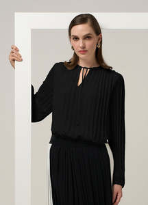 Madly Sweetly Morse Blouse - Black