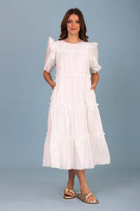 Amaya Erika Dress - White