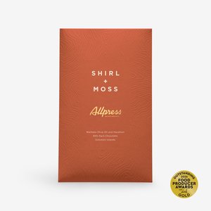 Waiheke Olive Oil & Hazelnut 65% - Shirl & Moss Chocolate