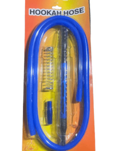 Shisha Accessories: Blue/Black Hose Kit