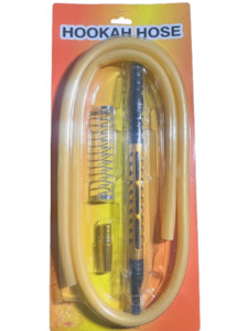 Shisha Accessories: Orange/Black Hose Kit