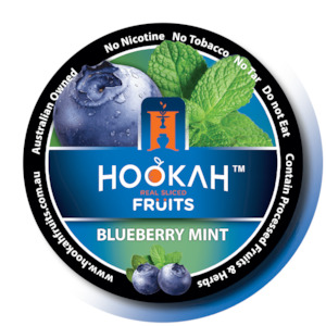 Hookah Fruits: Hookah Fruits - Blueberry Mint (100G)