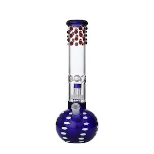 Shisha Glass Mercury Glass Waterpipe with Percolator 28cm