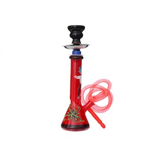 Percolator Waterpipes: Shisha Glass Skull Head Shisha Pipe 25cm