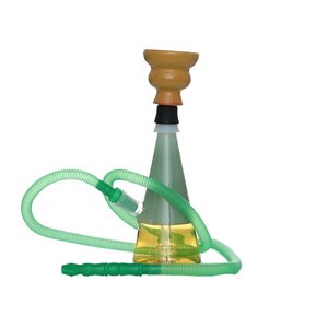 Percolator Waterpipes Xl: Shisha Glass Pyramid Shisha Pipe 19cm