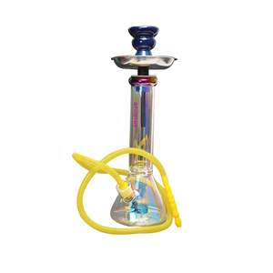 Percolator Waterpipes Xl: Glass Sky Beaker Base Waterpipe With Percolator 30cm