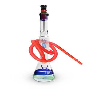 Percolator Waterpipes Xl: Tree Percolator Shadow Beaker Base Glass Waterpipe With Ice Catcher 37cm