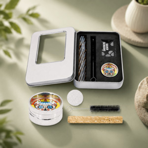 Dokha Pipe Set with Grinder and Mesh