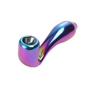 Glass Smoking Pipes: Dokha Glass Prism Smoking Pipe 10cm