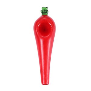 Dokha Glass Carrot Shape Smoking Pipe 12cm