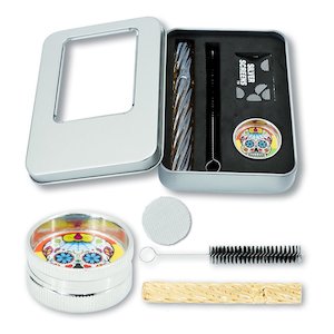 Dokha Pipe Set with Grinder and Mesh