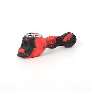 Dokha Silicone Skull Shape Smoking Pipe 12cm