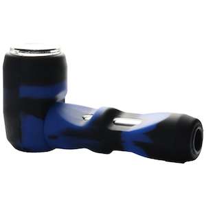 Silicone Smoking Pipes: Dokha Silicone Billiard Smoking Pipe Mixed Colours 10cm