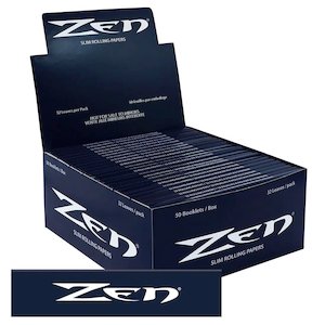 Smoking Supplies: ZEN BLUE King Size Slim Rolling Papers