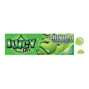 Rolling Papers: Juicy Jay's Green Apple 1 1/4 Paper