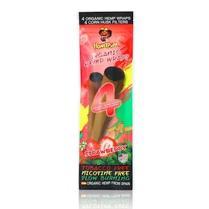 Honey Puff Organic Hemp Wraps -Strawberry (4pk)
