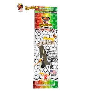 Honey Puff Natural Flavoured Hemp Wrap -Honey Organic (2pk)