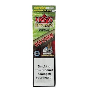 Juicy Jay: Juicy Jay's Hemp Wrap Enhanced Red Storm 2pk