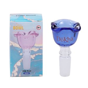 Waterpipe Bowls Joiners Xl: Dokha Glass Tulip Dropcone 14mm