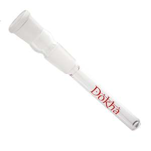 Dokha Glass Shisha Stem 18mm Male To 18mm Female 15.5cm