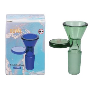 Waterpipe Bowls Joiners Xl: Dokha Glass Dropcone with Round Handle 14mm