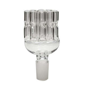 Waterpipe Bowls Joiners Xl: 9 Snap Revolver Glass Herb Bowl 14mm