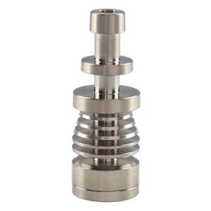 14mm/18mm Male Titanium Domeless Concentrate with Plate