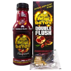 High Voltage Detox Double Flush 16oz Liquid & Capsules Combo