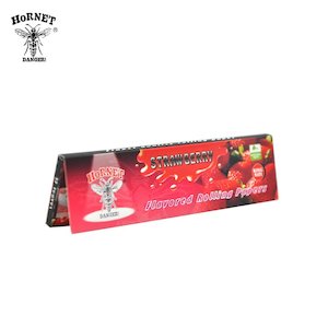 Hornet Flavored Rolling Paper King Size - Strawberry