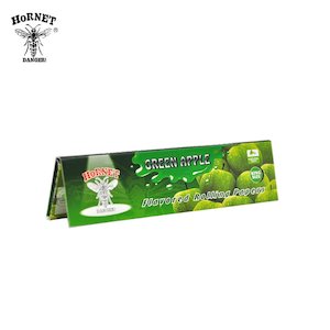 Hornet Flavored Rolling Paper King Size - Green Apple