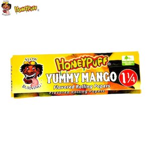 Honey Puff Extra Flavored Rolling Paper 1 1/4 - Mango