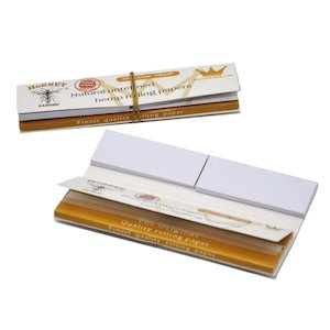 Hornet Organic Hemp White King Size Slim Rolling Paper + Tips