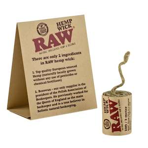Raw Natural Hemp Wick 10Ft/3Mtr