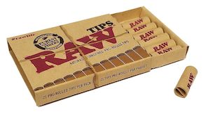 Filter Tips And Hemp Wick: RAW Pre-Rolled Tips