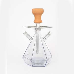 German Hookah Xl: Shisha Glass Diamond Hookah 1xHose 22cm