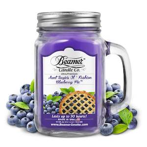 Scented Candles: Aunt Suzie's Ol' Fashion Blueberry Pie 12 oz (350ml) Beamer Candle