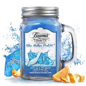 Blue Mother F*#k3r 12 oz (350ml) Beamer Candle
