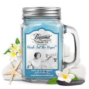 Scented Candles: Fresh Out The Dryer 12 oz (350ml) Beamer Candle