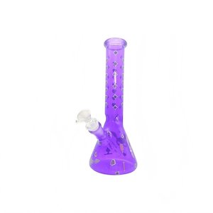 Waterpipes: Shisha Glass Purple Haze Shisha Pipe 26cm